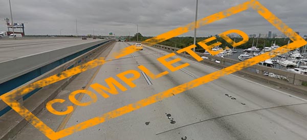I-595 I-95 Ramp Bridge Railing Retrofit Fort Lauderdale