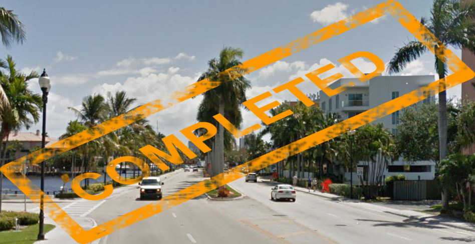 Las Olas Boulevar Drainage Improvements Project in Fort Lauderdale