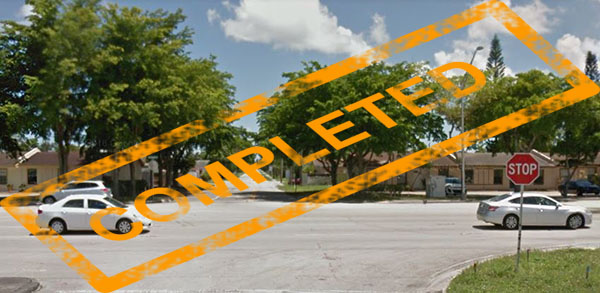Pembroke Road at Oleander Drive Intersection Improvements Project in Miramar
