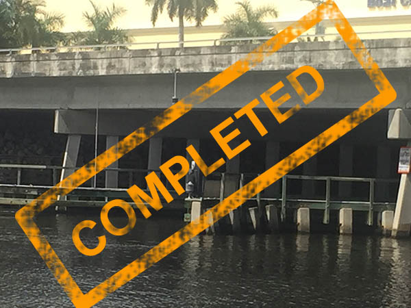 Hillsboro Canal Fender Repair Project in Boca Raton and Deerfield Beach