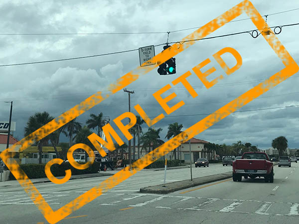 US 1 Tequesta, from south of Beach Road to north of County Line Road