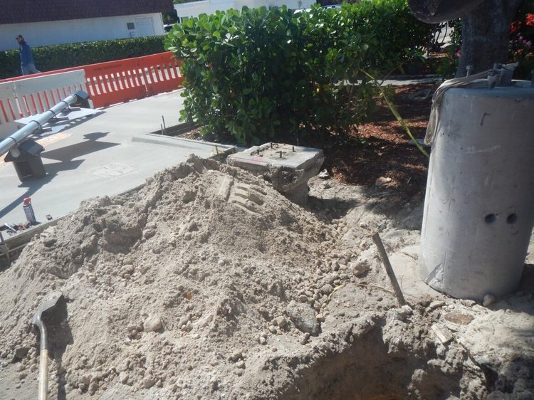Installation of Pedestrian Pole   May 2024
