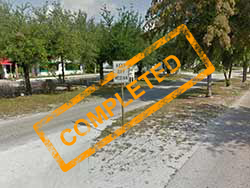 Pre-construction photo