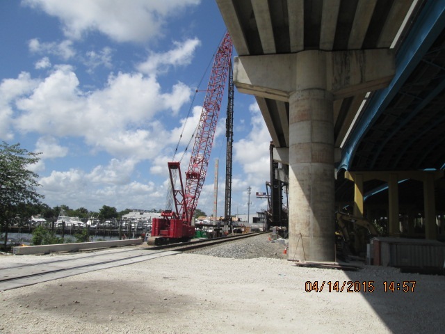 During construction photo