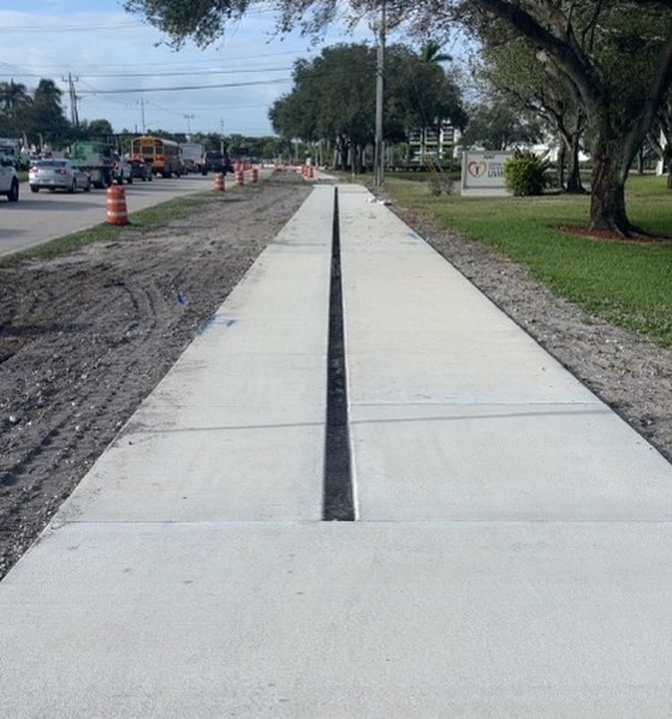 Installation of shared use path   Novemner 2024