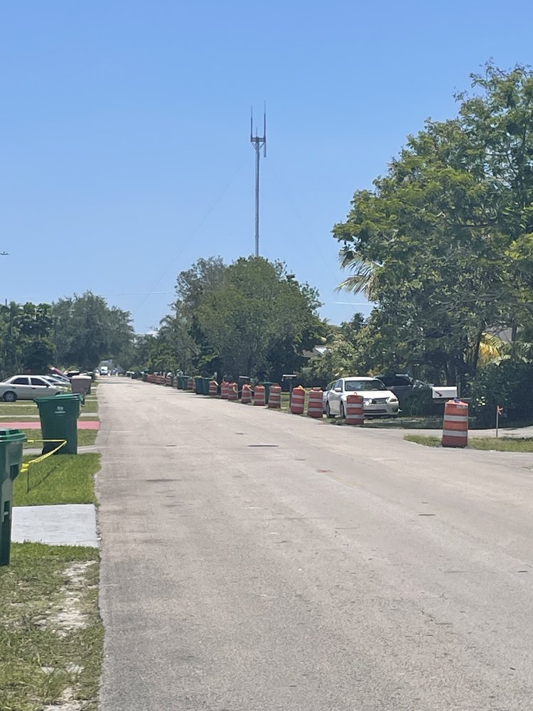 MOT for sidewalk installation  May 2025