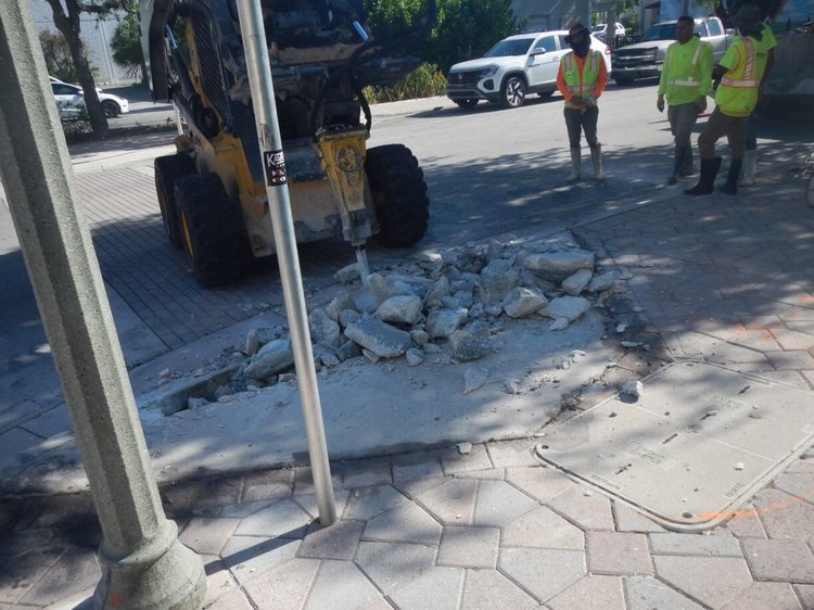 Removal of Existing Concrete   April 2024