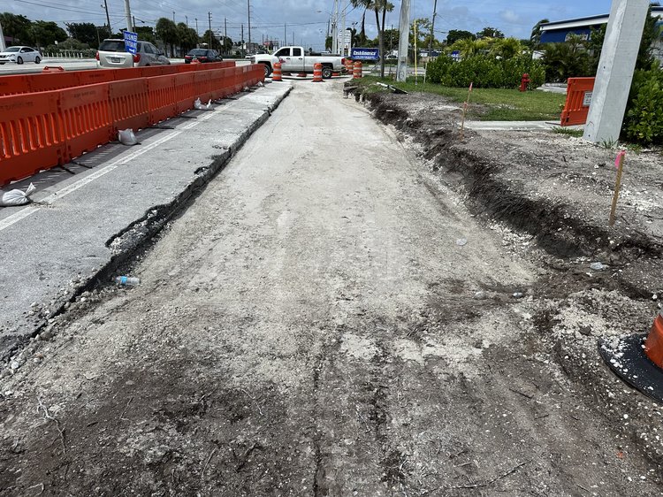 Roadway Widening Along the East Side of Military Trail North of Forest Hill Blvd   September 2024