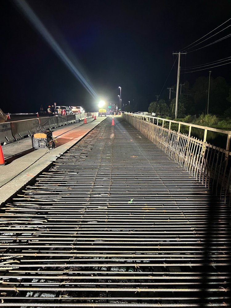 C 18 Canal Bridge_Northside Rebar Install looking west_August 2024