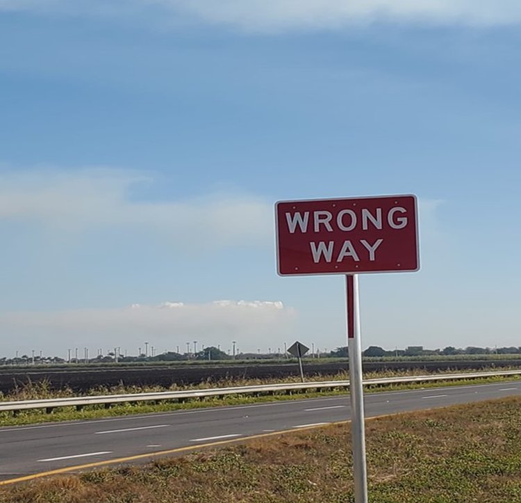 SR 80 Wrong Way Sign Installation   January 2025