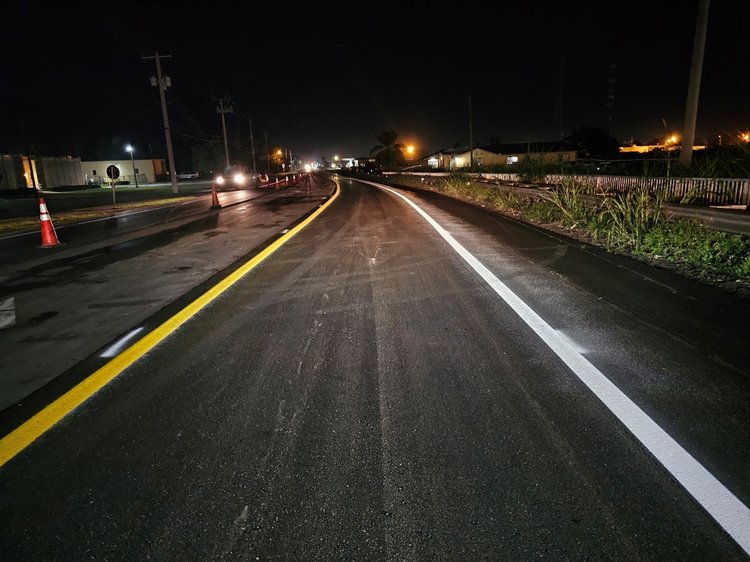 SR 715 Friction Asphalt and Striping Work   February 2025