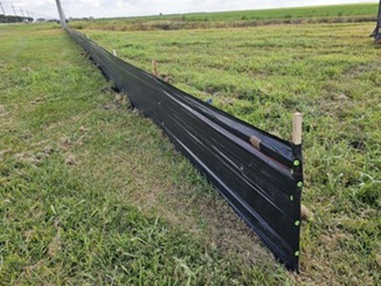 SR 729 NB Silt Fence Installation   May 2024