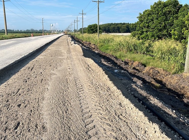 SR 729 SB Shoulder Widening _ Subbase Material Placement   August 2024