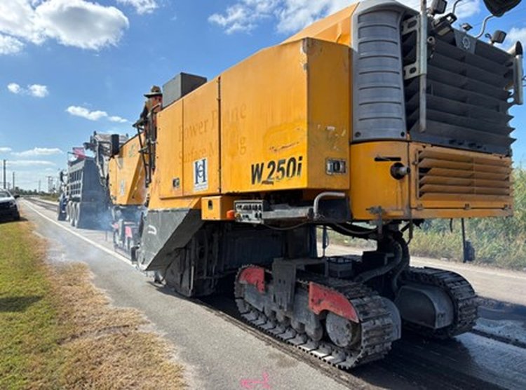 SR 729 NB Milling existing pavement   December 2024