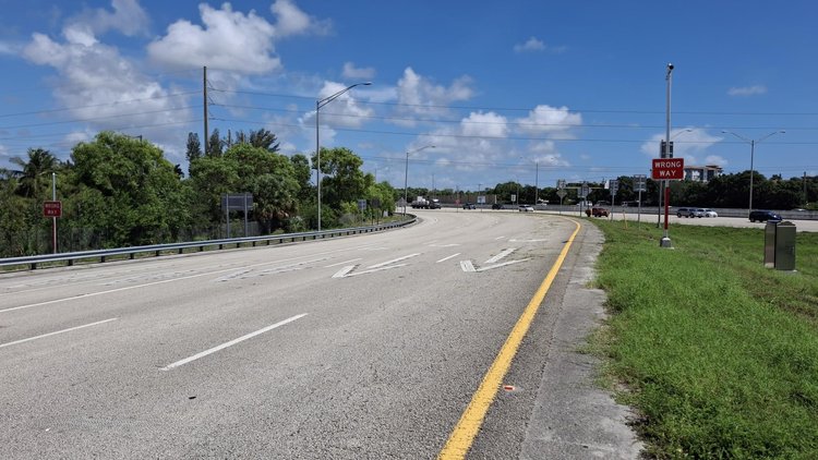 New WWDS Signs – I95 South Bound Exit to Okeechobee Blvd West Bound   July 2025