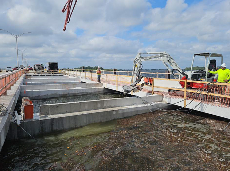 During construction