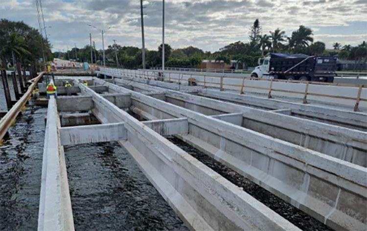 During construction