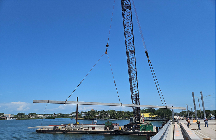 Receiving Piling Materials, Apr. 2024