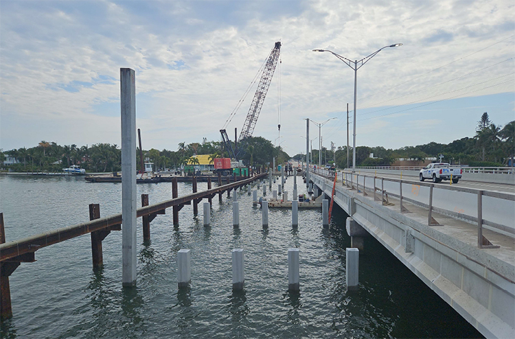 Phase I piling installation completed, Apr. 2024