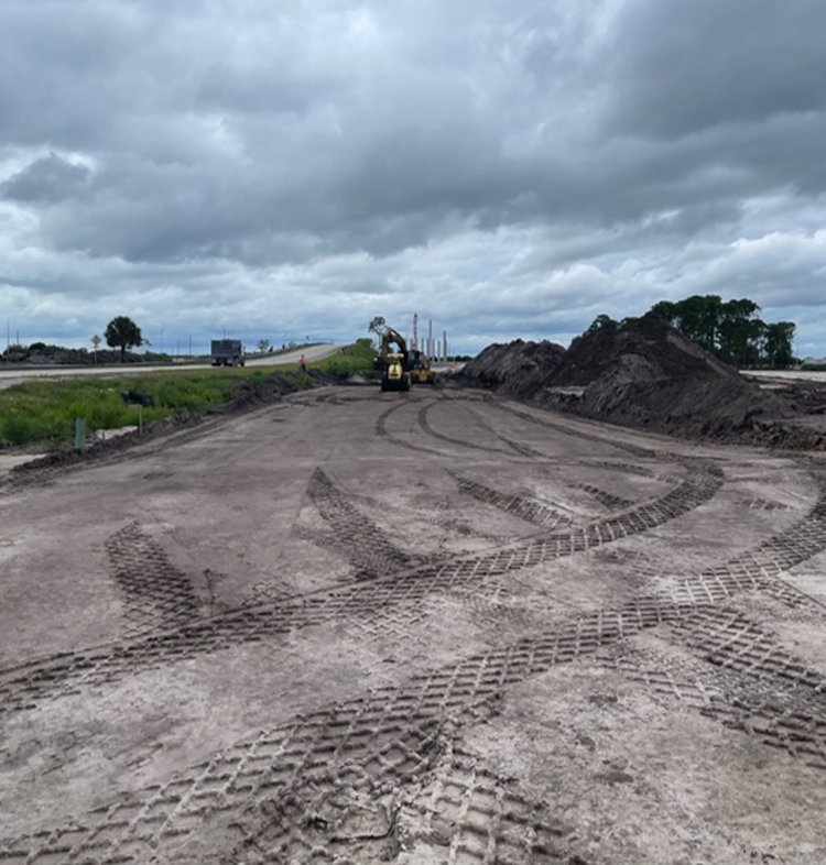 Subsoil Excavation, westbound Oslo Road, June 2024