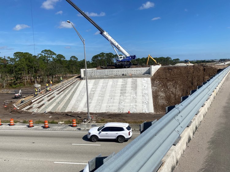 Westbound Slope Pavement, Jan. 2025