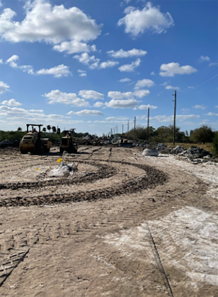 During construction