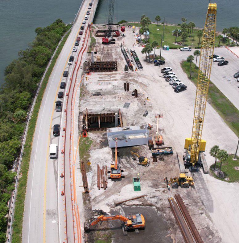 Foundation Installation for Piers 22 25, June 2023