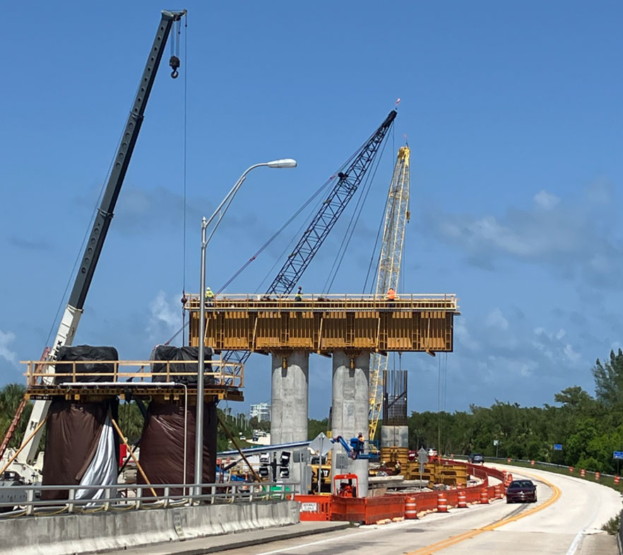 Eastside substructure for Piers 22 27, Aug. 2023