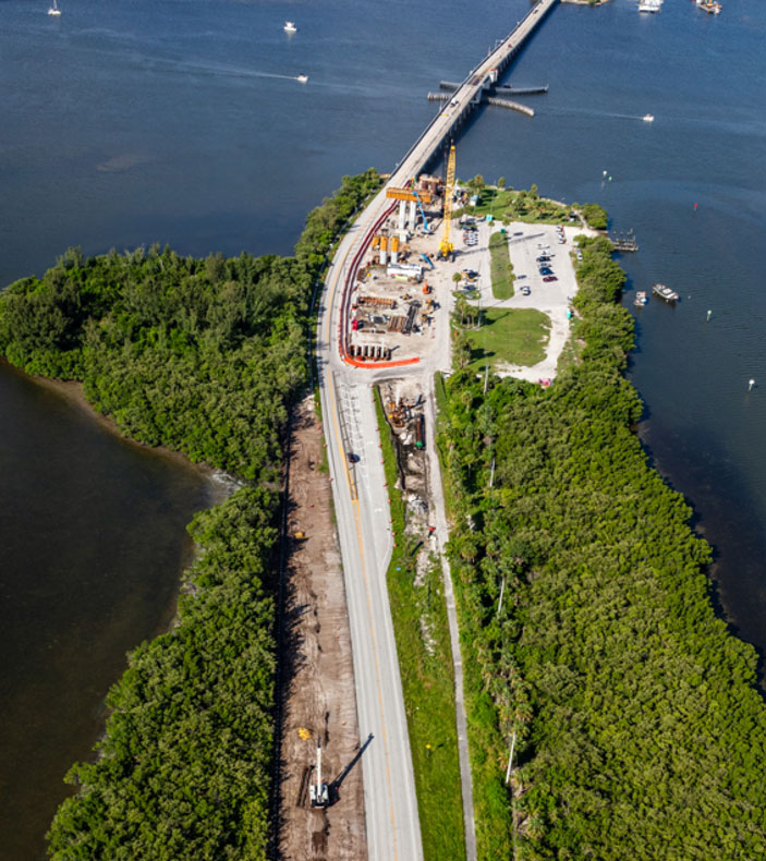 Eastside substructure for Piers 22 27 and future Park Lane, Sept. 2023