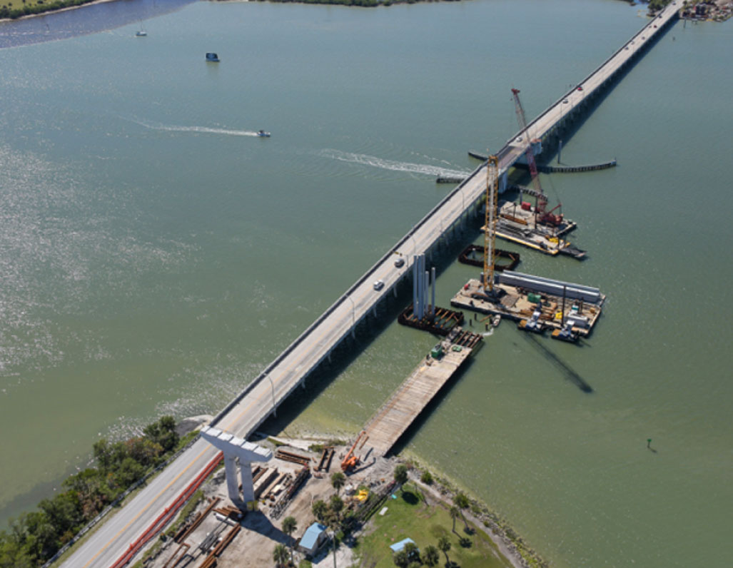 Main Bridge, Eastside of the main channel, Mar. 2024